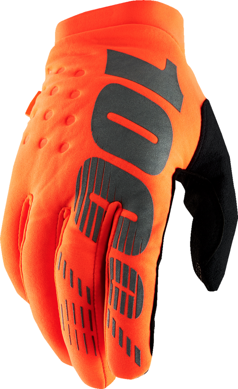 Brisker Gloves Fluo Orange/Black - Large | 100%