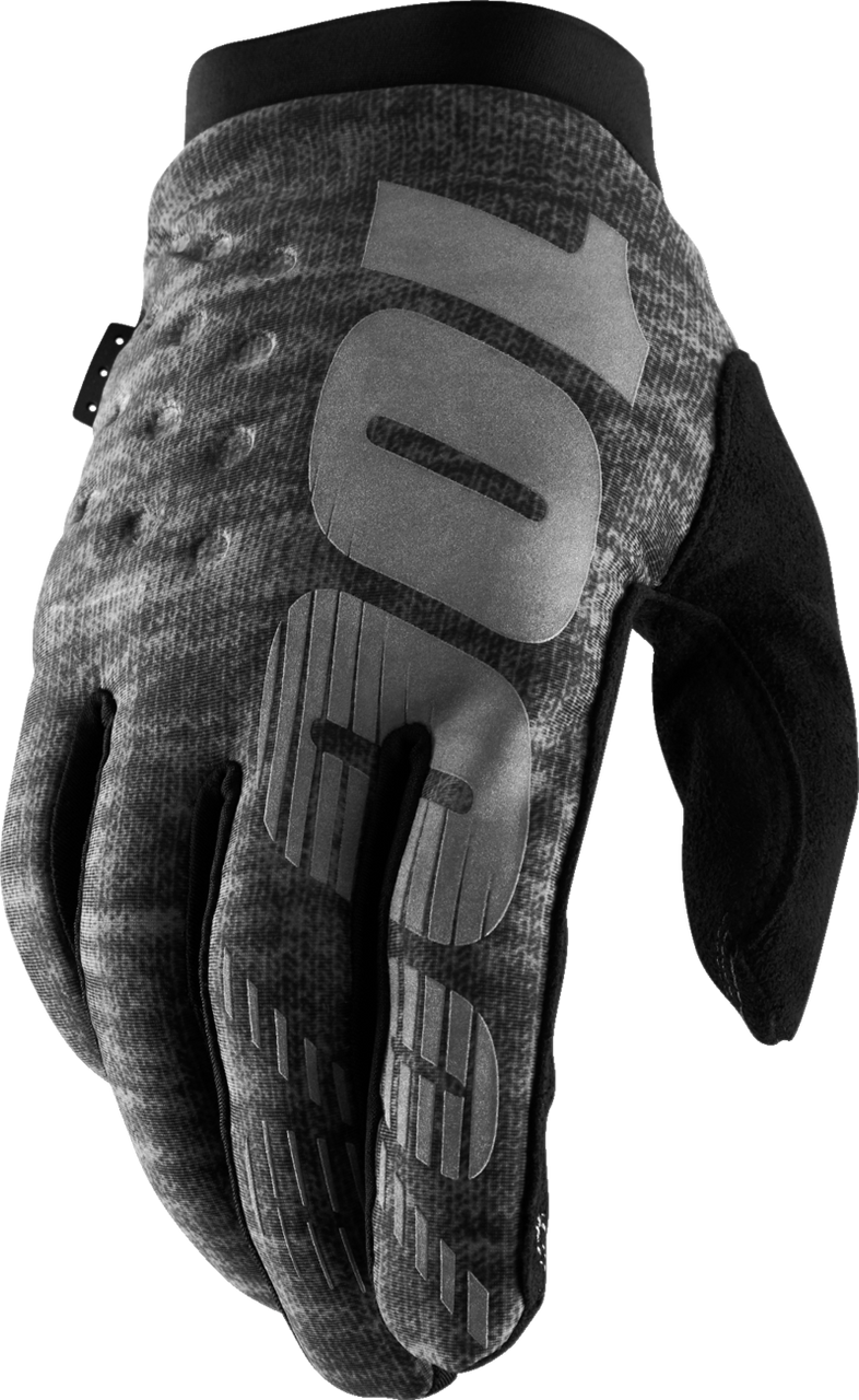 Brisker Gloves Heather Gray - Small | 100%
