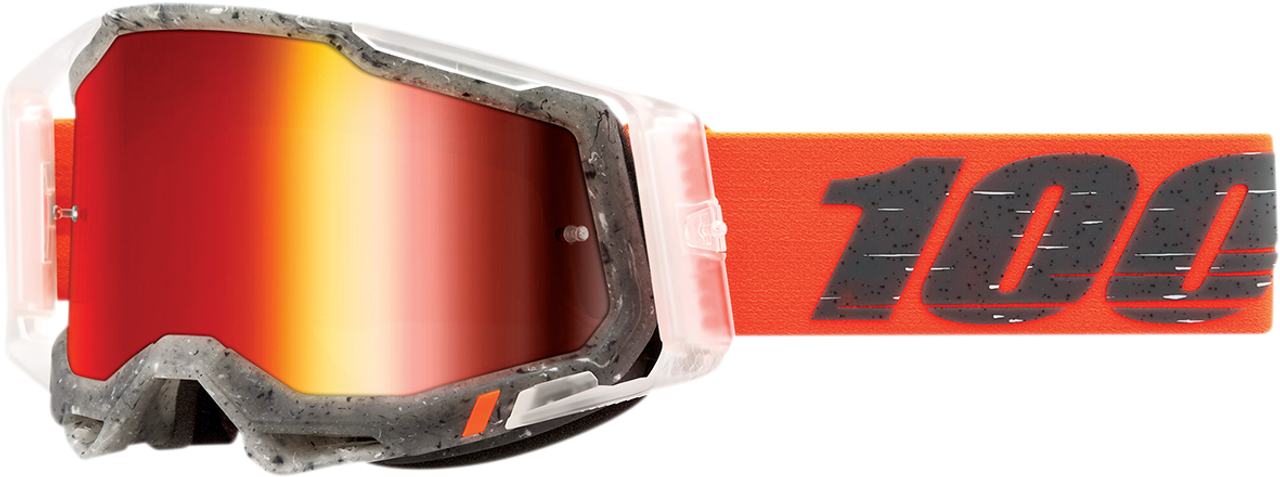 Racecraft 2 Goggle Schrute - Red Mirror Lens | 100%