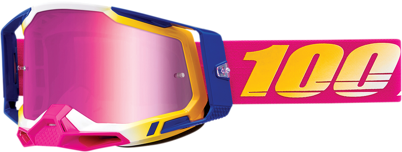 Racecraft 2 Goggle Mission - Pink Mirror Lens | 100%
