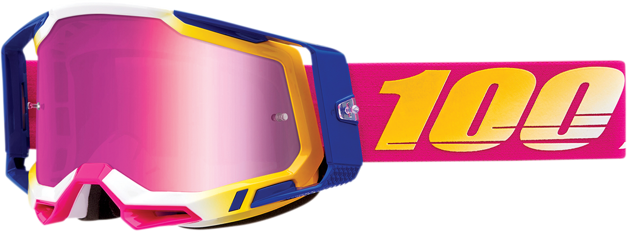 Racecraft 2 Goggle Mission - Pink Mirror Lens | 100%