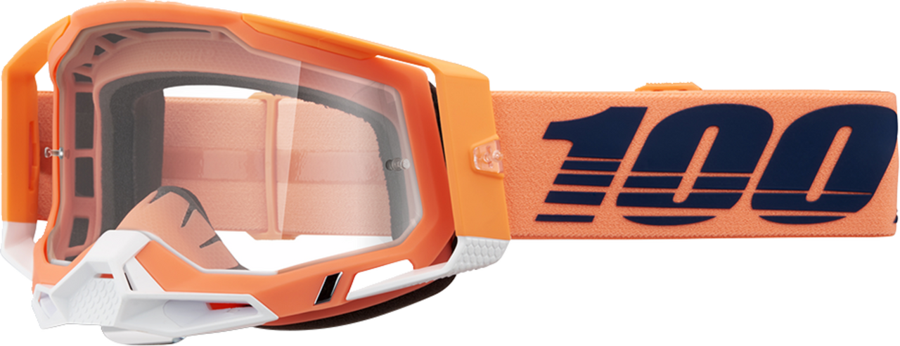 Racecraft 2 Goggle Coral - Clear Lens | 100%