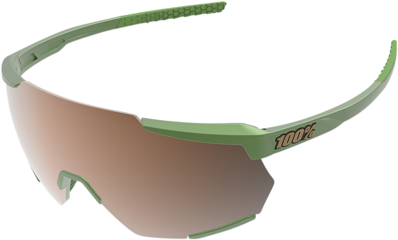 Racetrap Sunglasses Matte Metallic Viperidae - Bronze Multilayer Mirror Lens | 100%