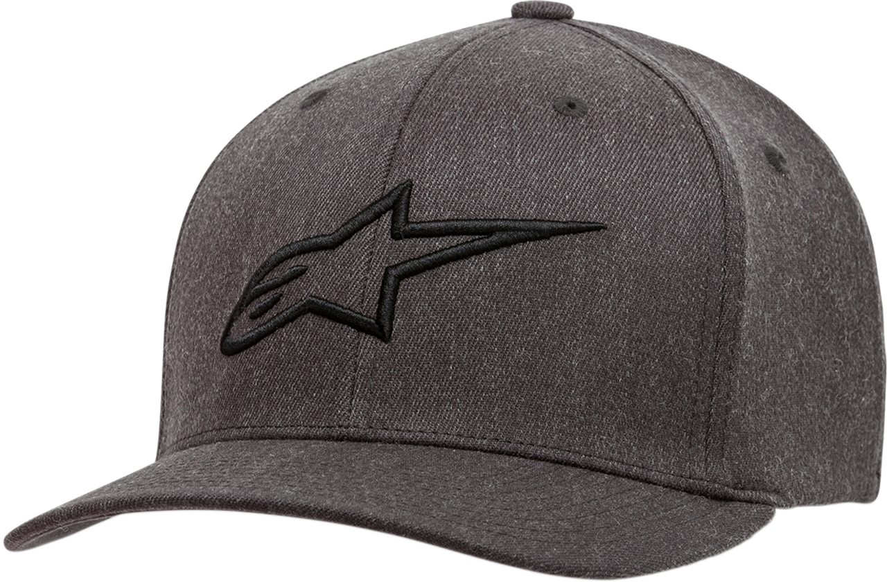 Alpinestars Ageless Curve heather charcoal and black hat