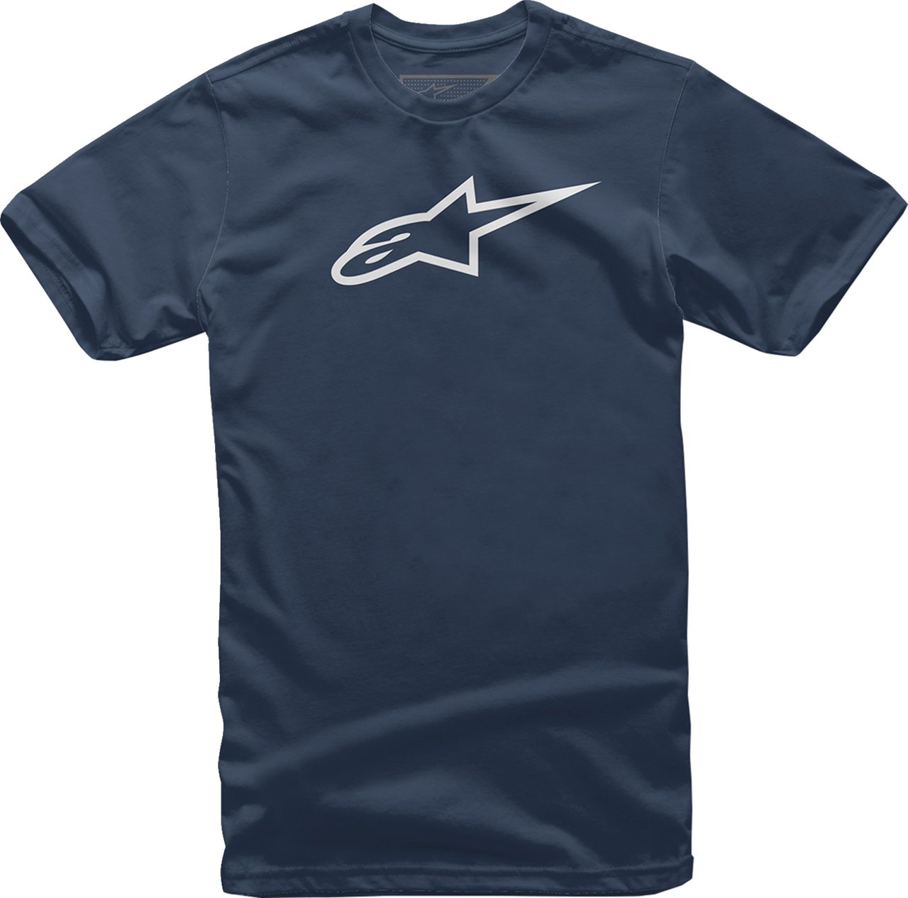 Alpinestars Ageless Classic T-Shirt Navy White XL Men's Short Sleeve Cotton Tee