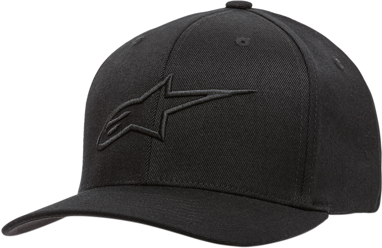 Alpinestars Ageless Curve Hat Black Small Medium Flex Back Curved Bill