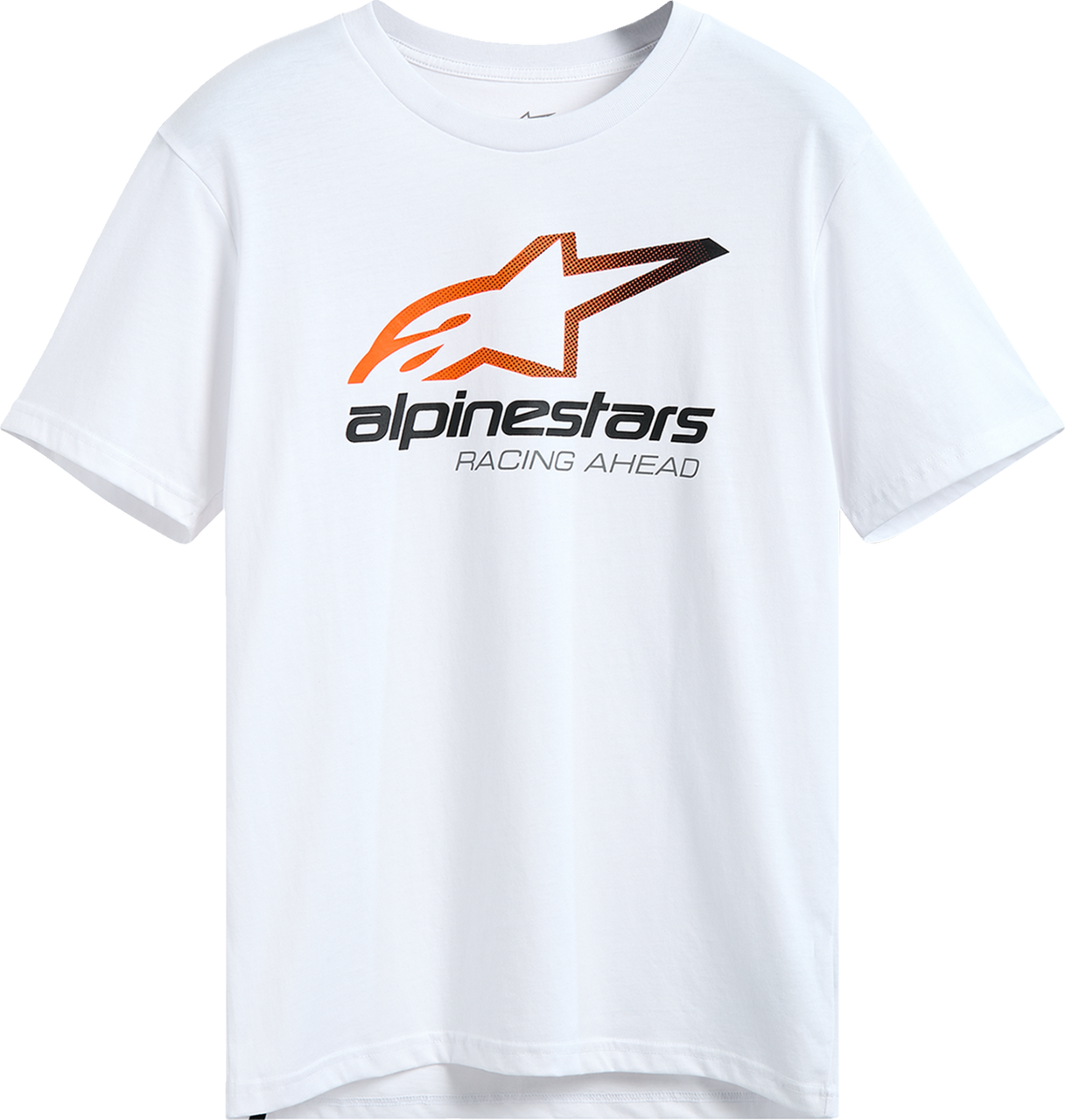 Alpinestars Aligned CSF T-Shirt White Orange Black Medium Front View