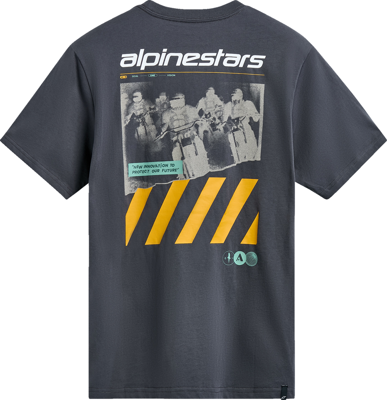 Alpinestars No Barrier Distressed Photo Graphic Back Print