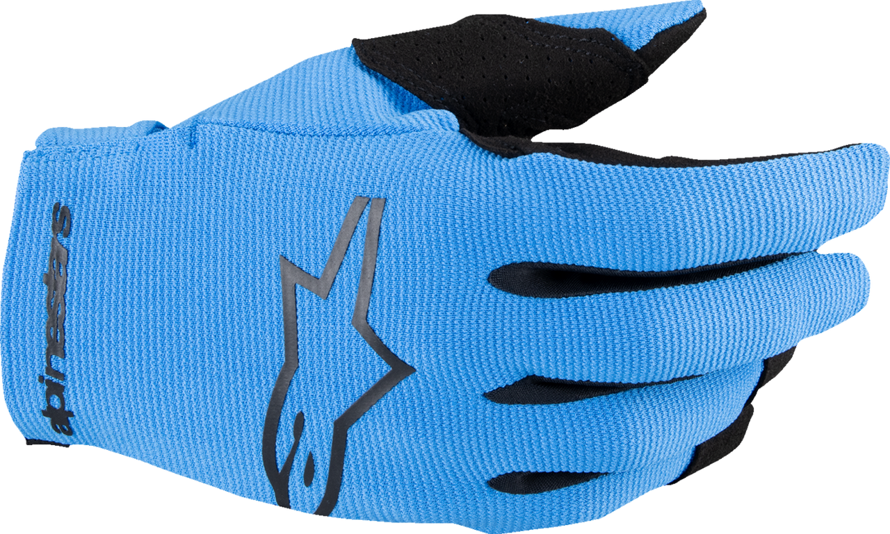 Alpinestars Youth Radar MX Gloves Blue Black XS Youth Radar Blue Black Motocross Gloves Extra Small