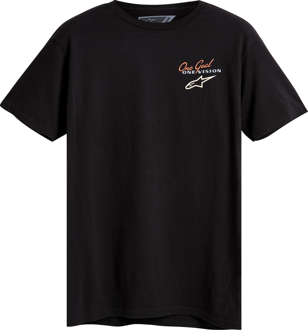 Alpinestars Flagged T-Shirt Black Double Extra Large vintage poster graphic men's cotton tee