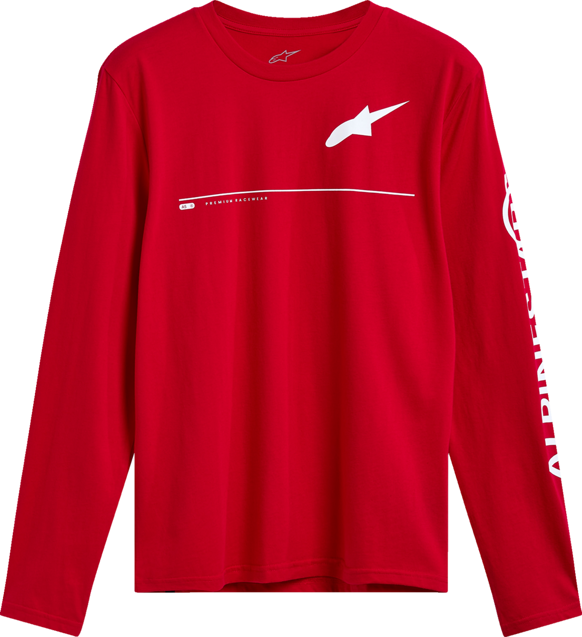 Alpinestars Committed Long-Sleeve Red Medium front view Red