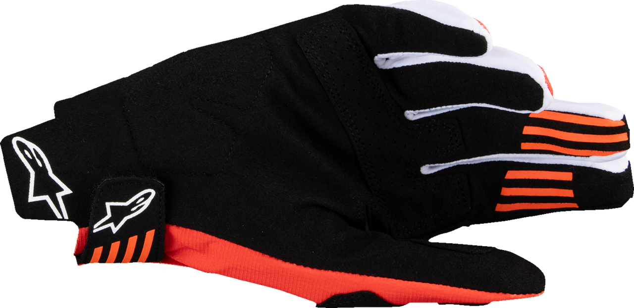Alpinestars Techstar MX Gloves - Black / Hot Orange - Large