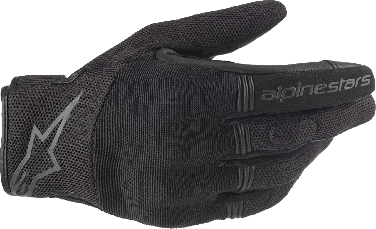 Alpinestars Copper Gloves Black Small with knuckle protection and synthetic suede palm