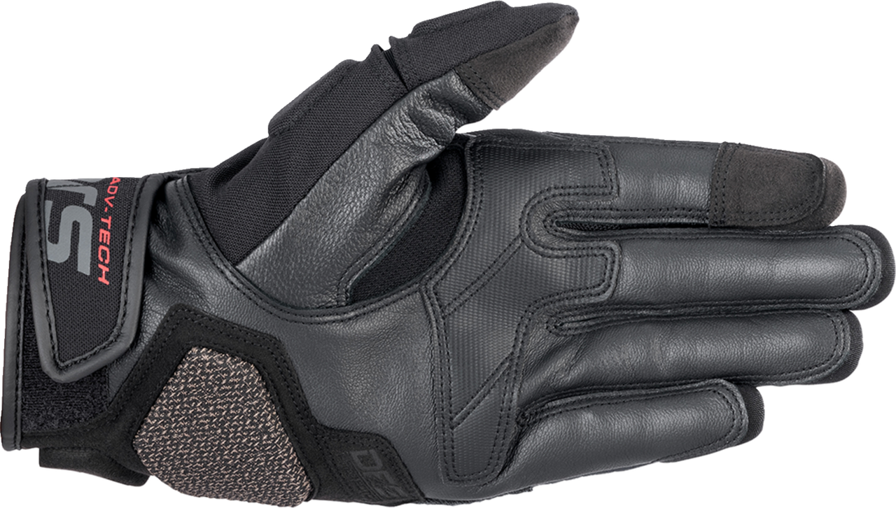 Alpinestars Halo Leather and Textile Gloves - Dark Blue/Black - Double Extra Large