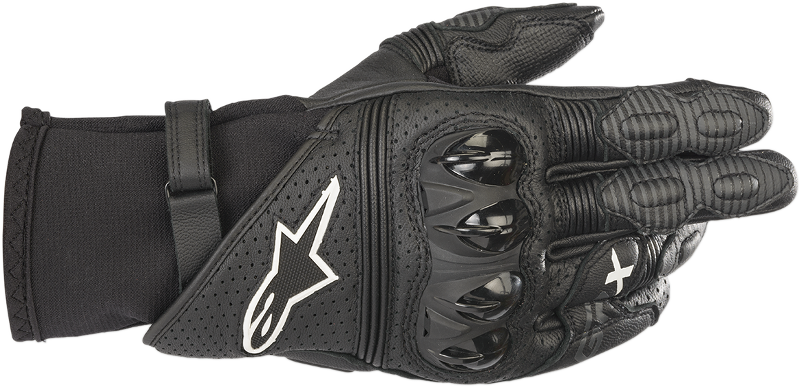 Alpinestars GPX V2 Leather Motorcycle Gloves Black 2XL