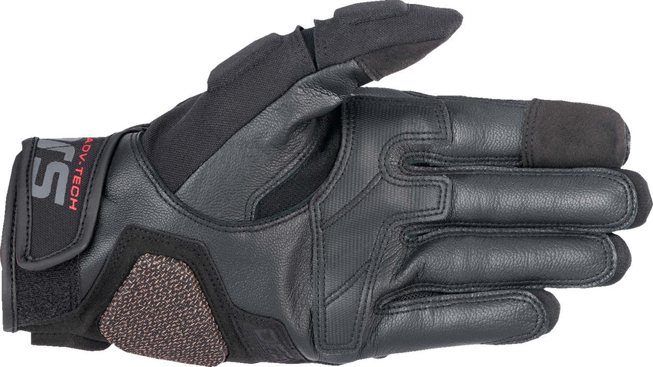 Alpinestars Halo Black Leather Motorcycle Gloves Large