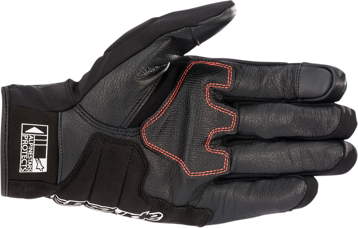 Alpinestars Honda SMX Z Drystar Short Cuff Riding Gloves Black/Bright Red Small