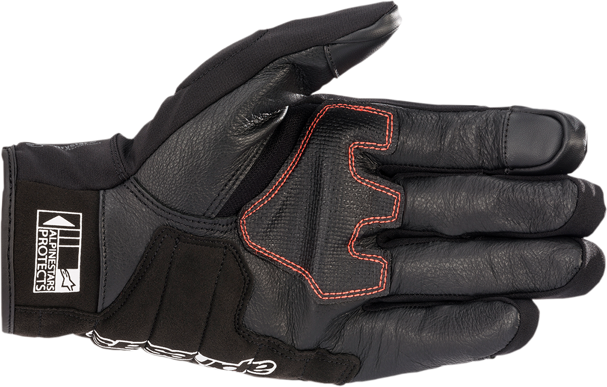 Alpinestars Honda SMX Z Drystar Short Cuff Riding Gloves Black/Blue/Bright Red 2XL