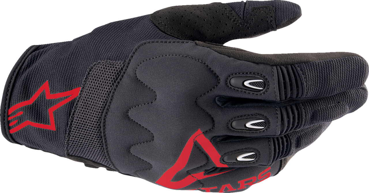 Alpinestars Techdura off-road motorcycle gloves Fire Red Black XL
