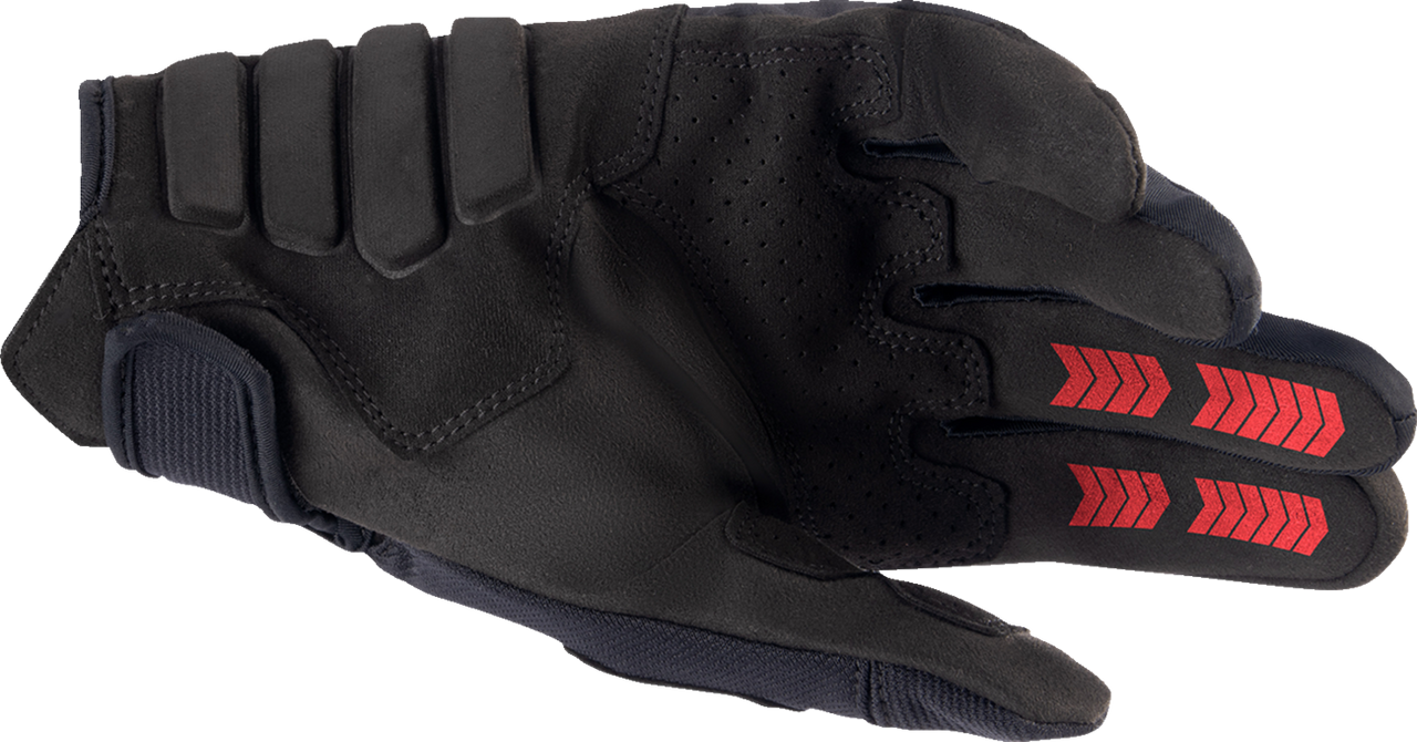Alpinestars Techdura Gloves Fire Red/Black in Large