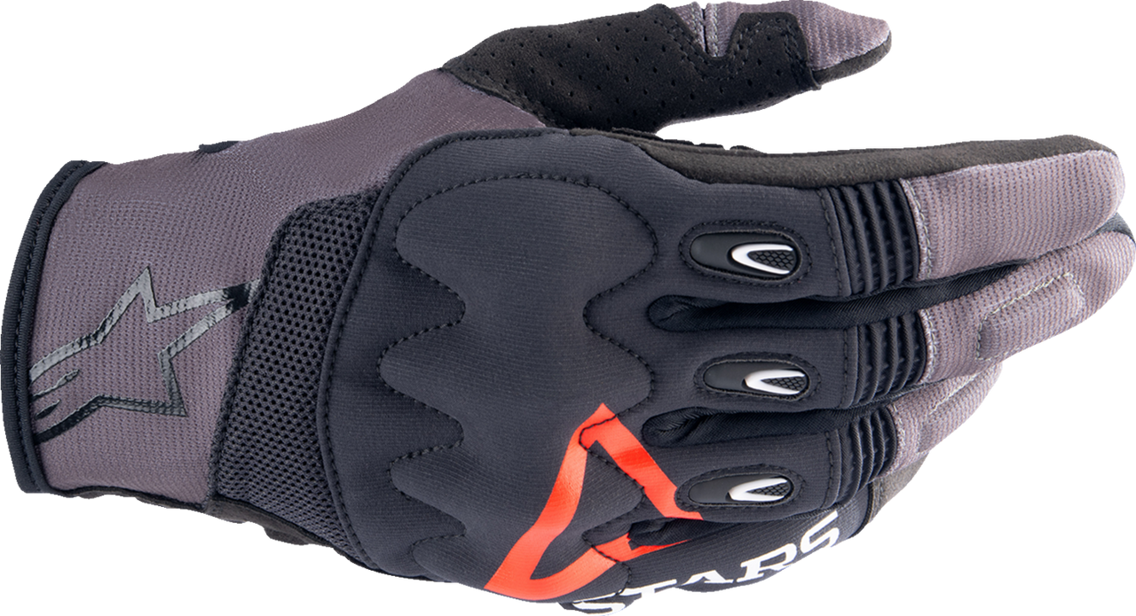Alpinestars Techdura Off-Road Motorcycle Gloves Falcon Brown Gray Black Size 2XL