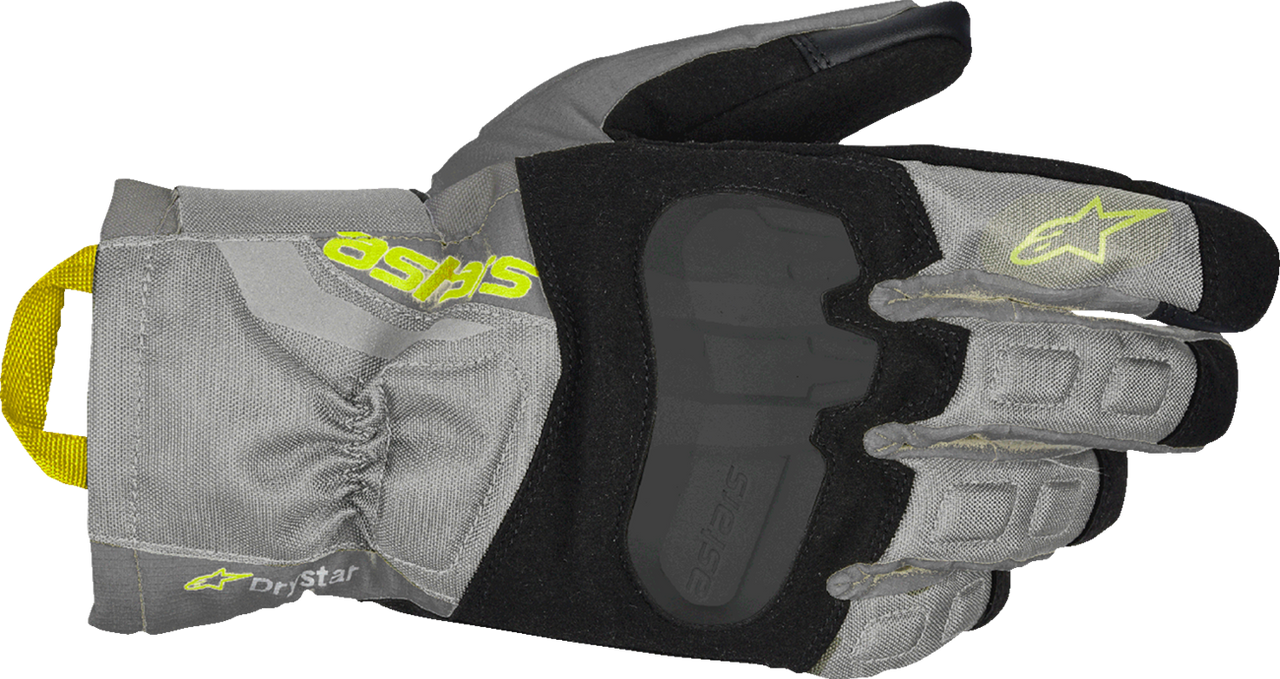Alpinestars XT-3 Drystar Insulated Gloves Black Dark Gray XL front and palm view