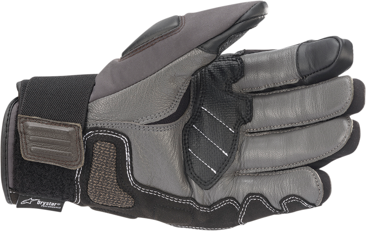 Alpinestars Corozal V2 Drystar Waterproof Short Cuff Gloves Brown/Black/Dark Gray Small