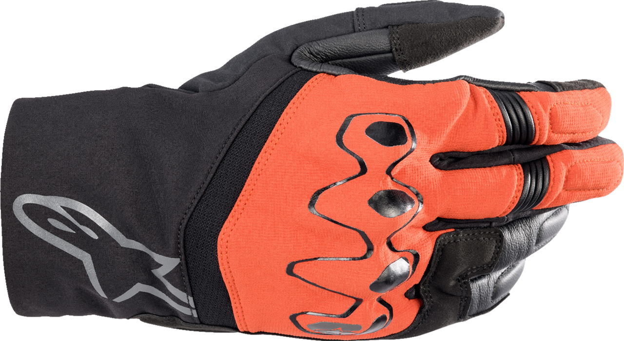 Alpinestars Hyde XT DrystarXF waterproof motorcycle gloves in fire red and black double extra large size for touring and street riding
