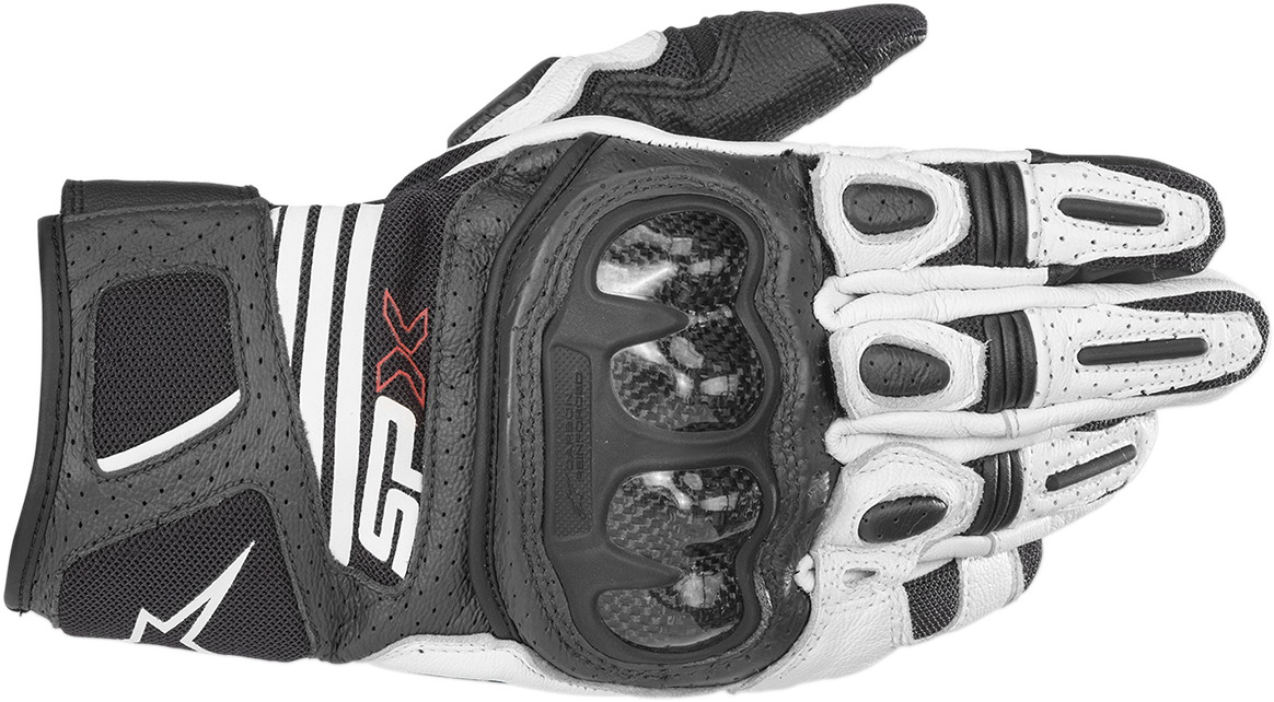 Alpinestars SPX Air Carbon V2 Gloves White Black XL
