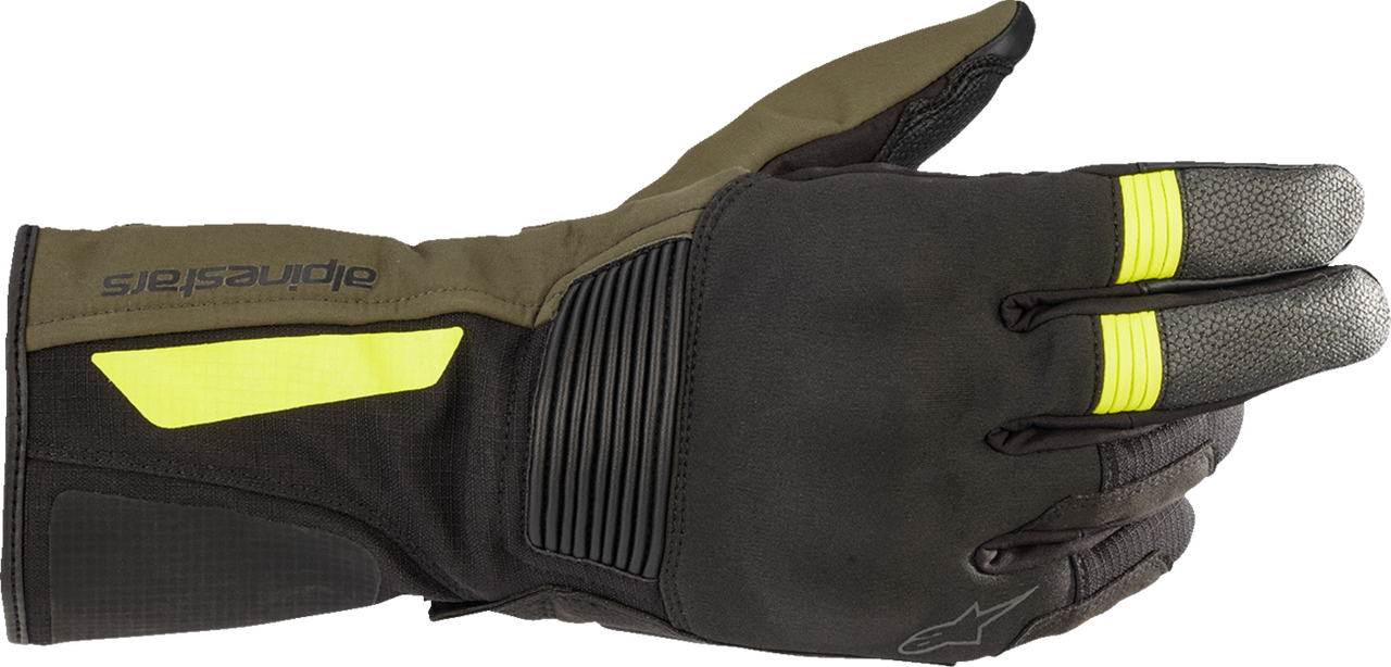 Alpinestars Denali Aerogel Drystar® Gloves - Black Forest/Fluo Yellow - 3XL
