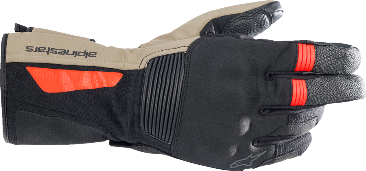 Alpinestars Denali Aerogel Drystar® Gloves - Black/Dark Khaki/Fluo Red - Small