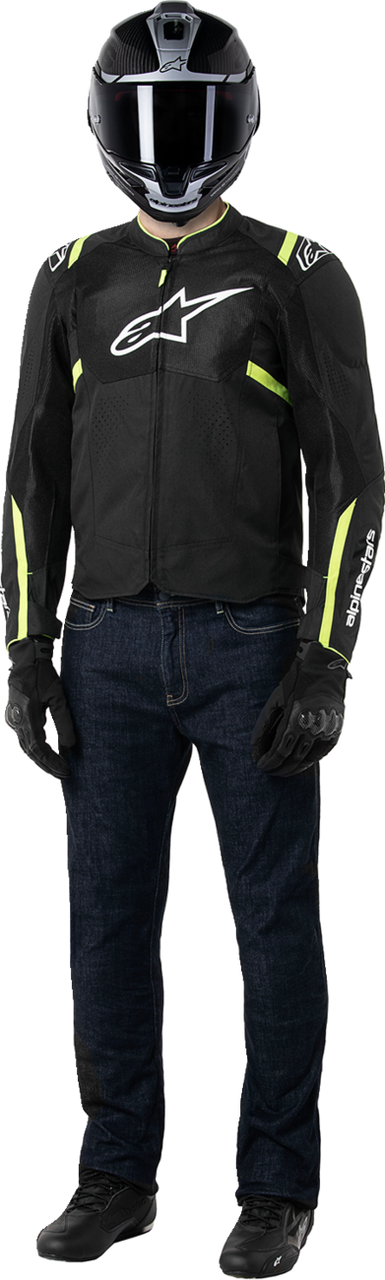 Alpinestars T-SPS Air v2 Jacket - Black/Yellow Fluo - 4XL
