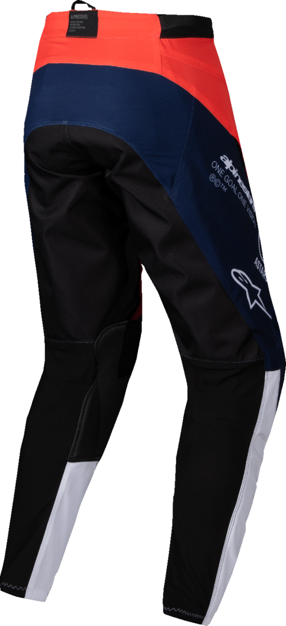 Alpinestars Pro-Dura Pants - Navy/Hot Orange/White - US 32