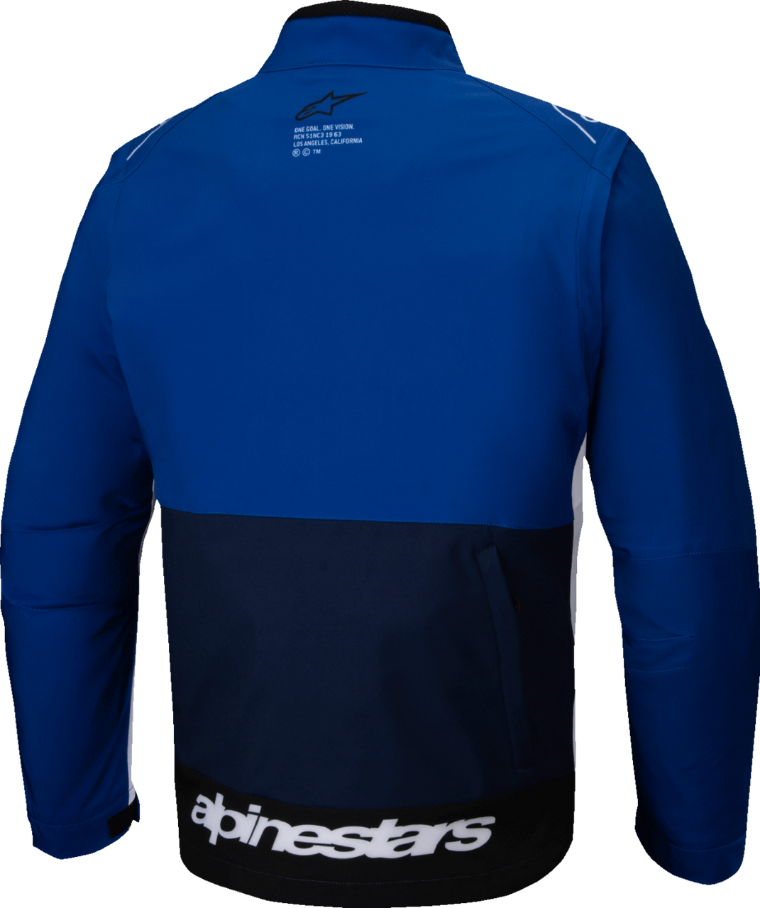 Alpinestars Lite-Dura Softshell Jacket - Navy/Blue/White - 2XL