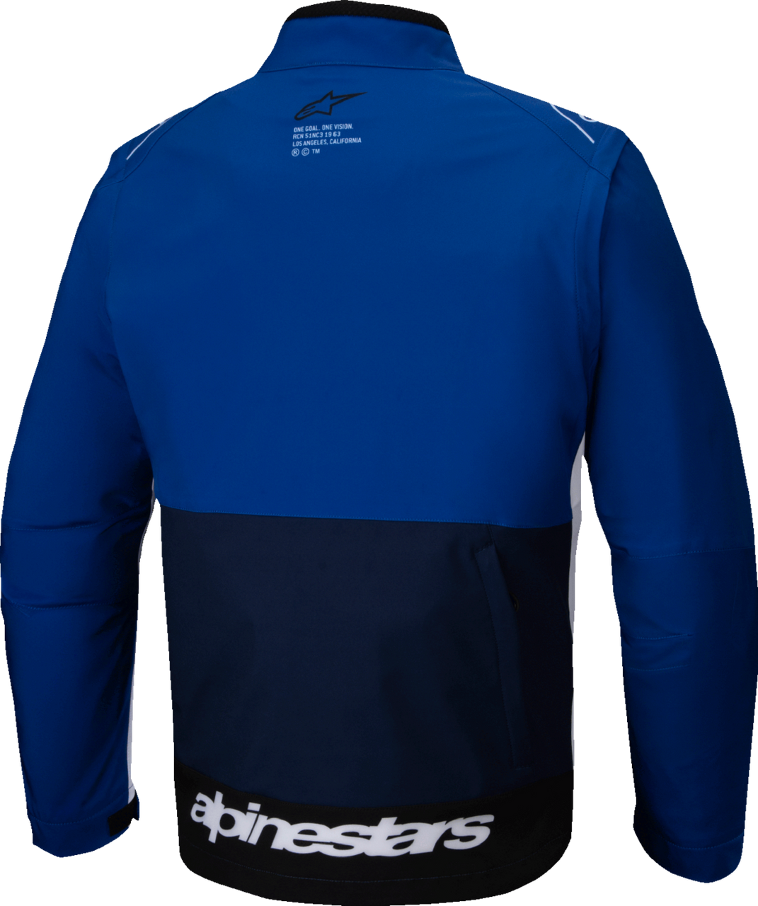 Alpinestars Lite-Dura Softshell Jacket - Navy/Blue/White - Large