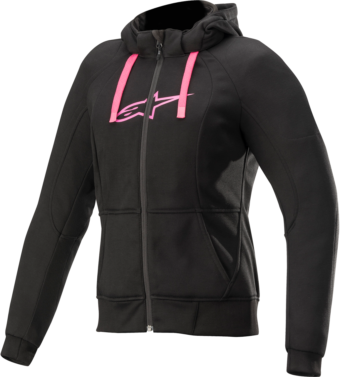 Alpinestars Women's Sport Jacket/Hoodie - Black/Pink - 2XL