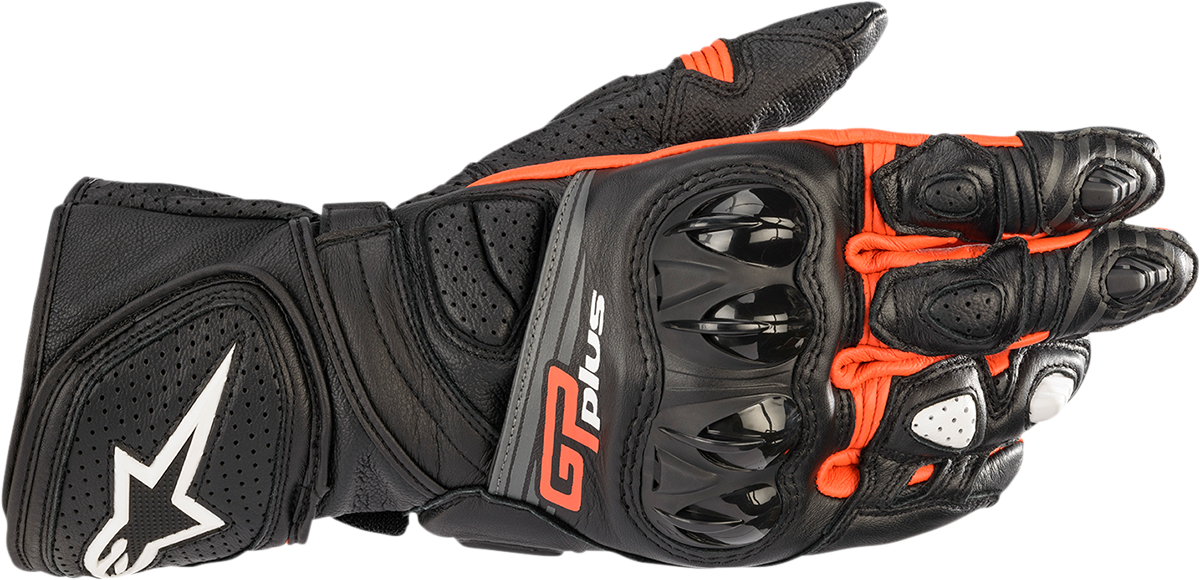 Alpinestars GP Plus R v2 Gloves - Black/Fluo Red - Large