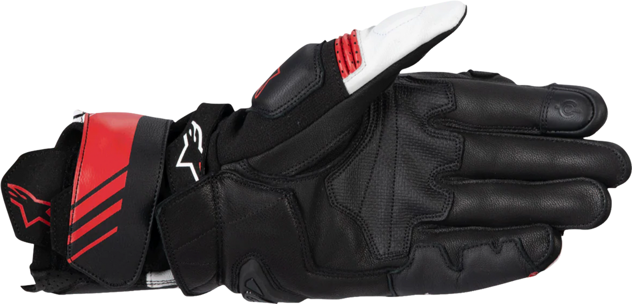 Alpinestars GP Plus R V3 Leather Gloves - Black/White/Bright Red - Small