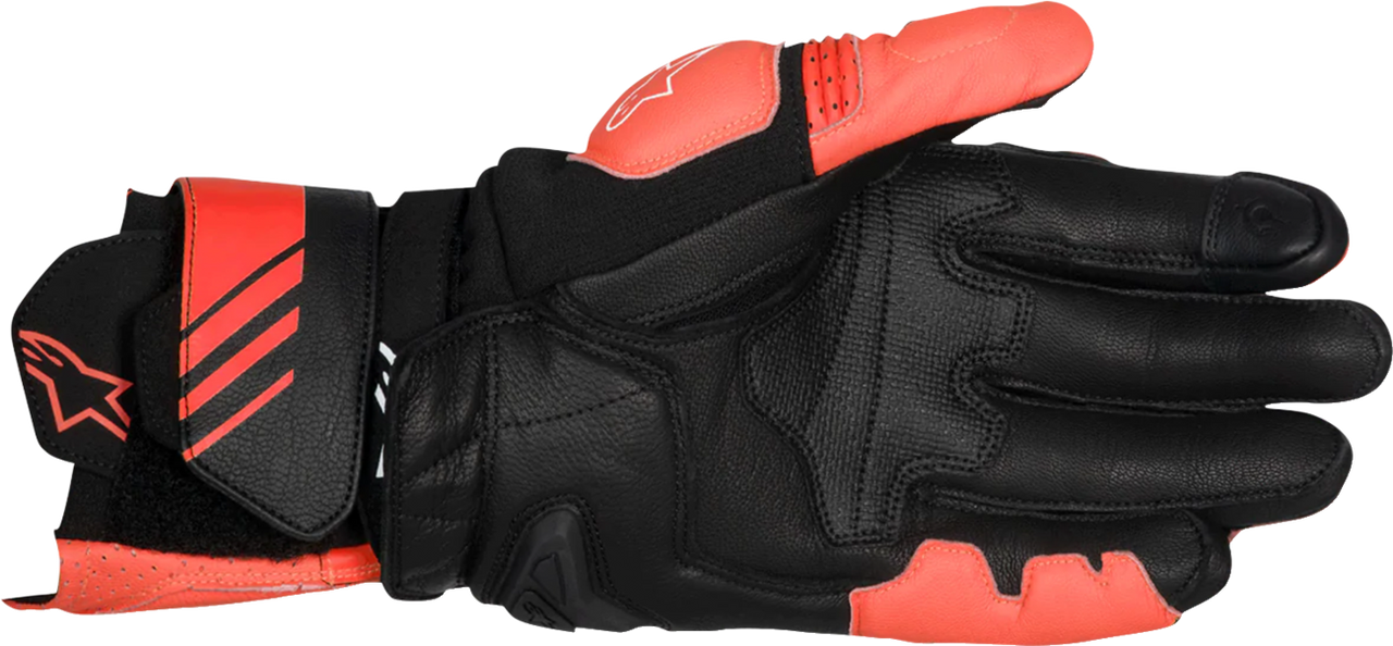 Alpinestars GP Plus R V3 Leather Gloves - Bright Red/Fluo Red/Black - XL