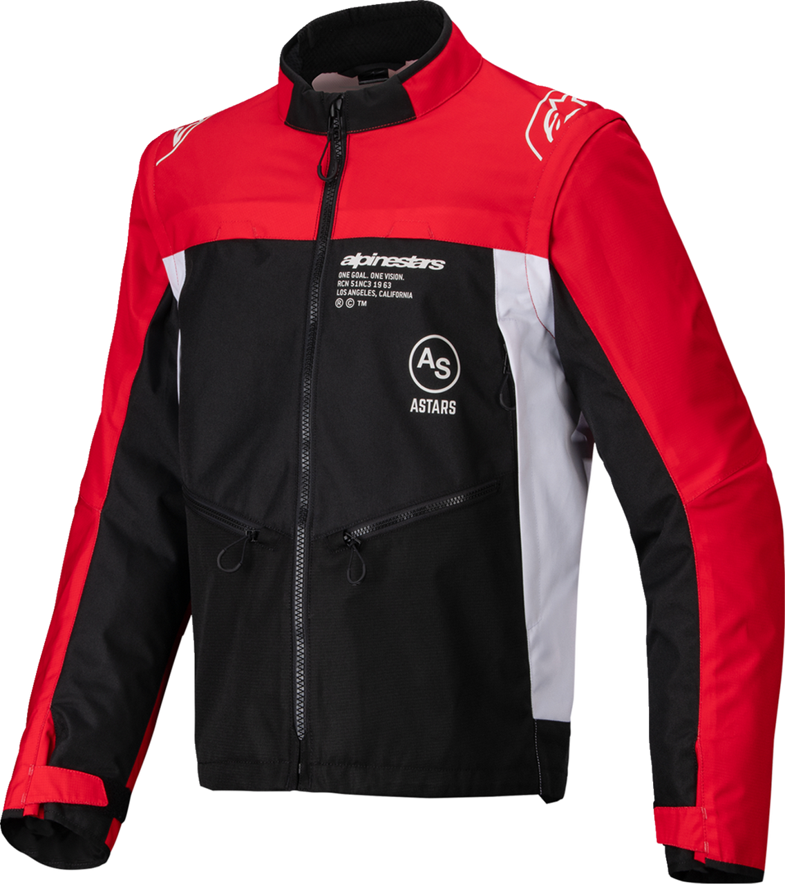 Alpinestars Pro-Dura Jacket - Black/Red/White - Large
