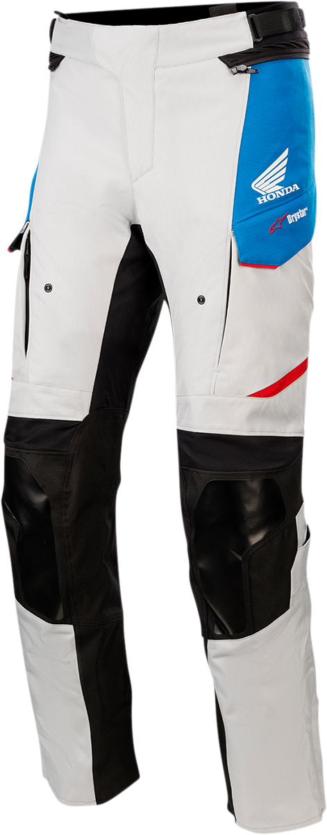 Alpinestars Honda Andes v3 Drystar® Pants - Gray/Blue/Red - Small