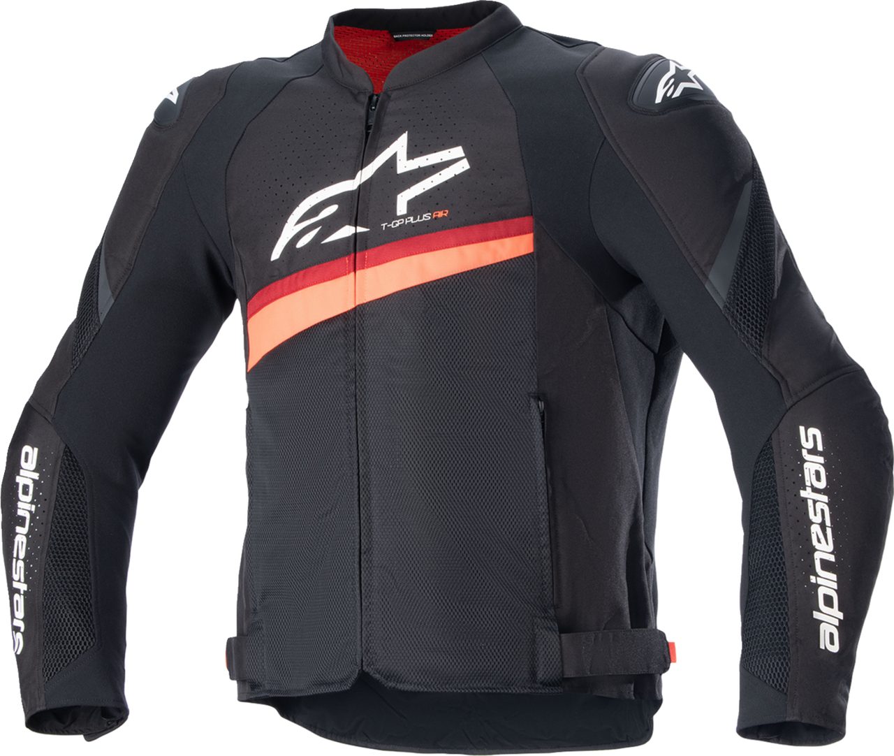 Alpinestars T-GP Plus R v4 Airflow Jacket - Black/Red Fluo - 3XL