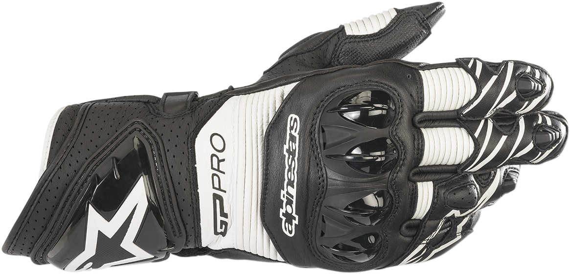 Alpinestars GP Pro RS3 Gloves - Black/White - Medium