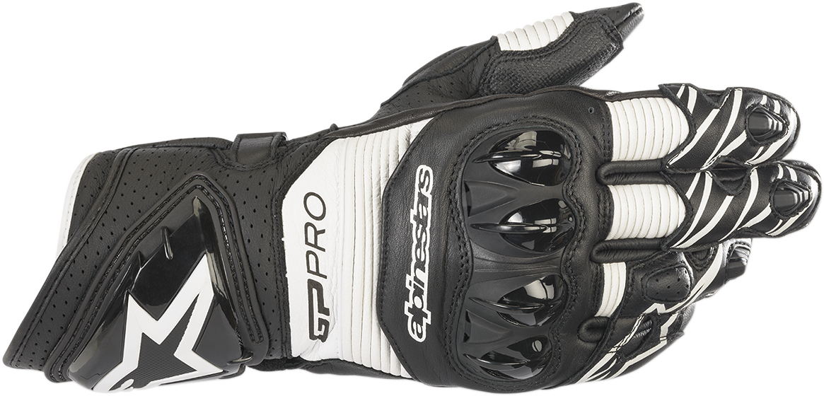 Alpinestars GP Pro RS3 Gloves - Black/White - XL