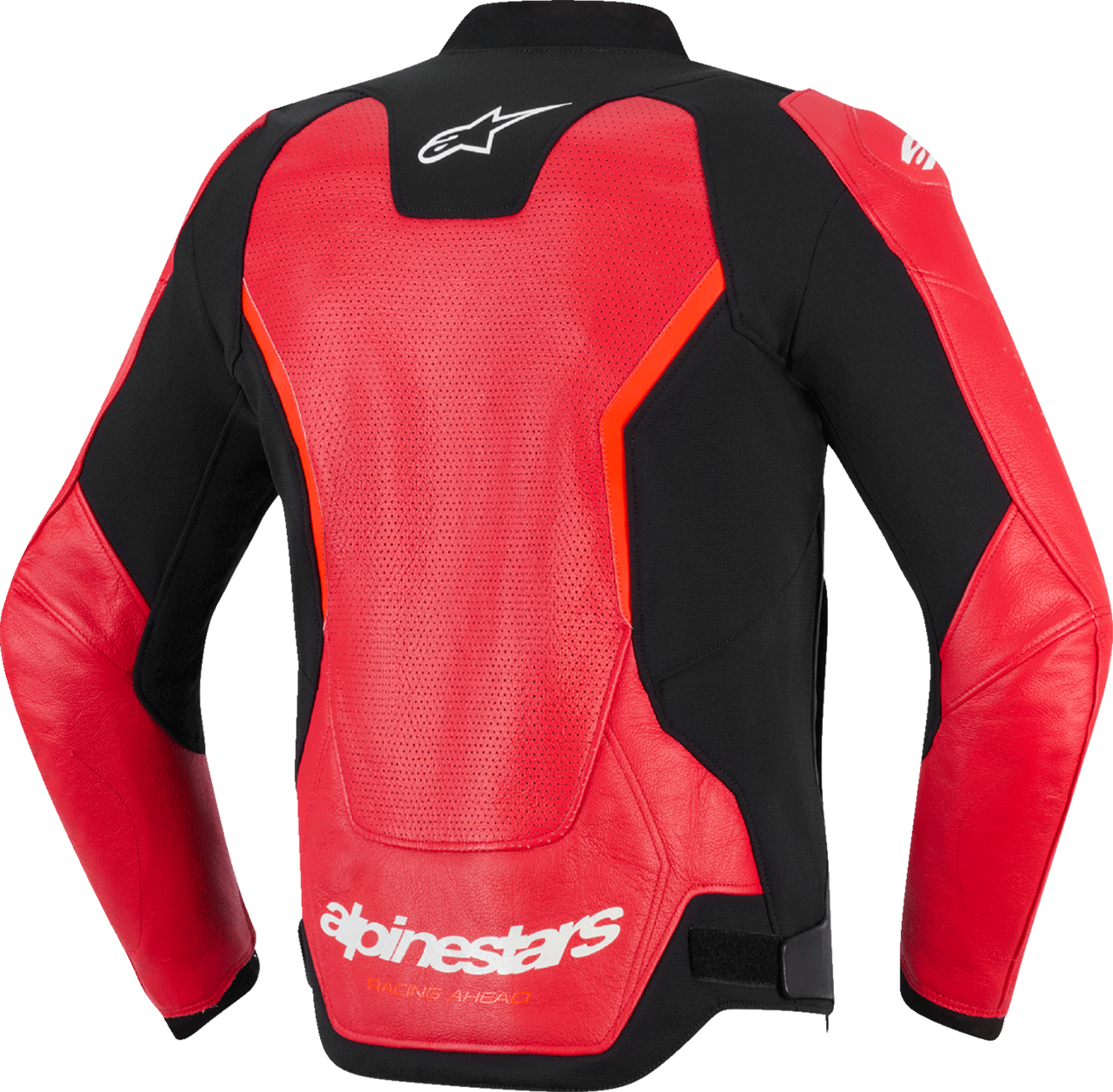 Alpinestars GP Force v2 Airflow Leather Jacket - Red/Red Fluo - US 40 / EU 50