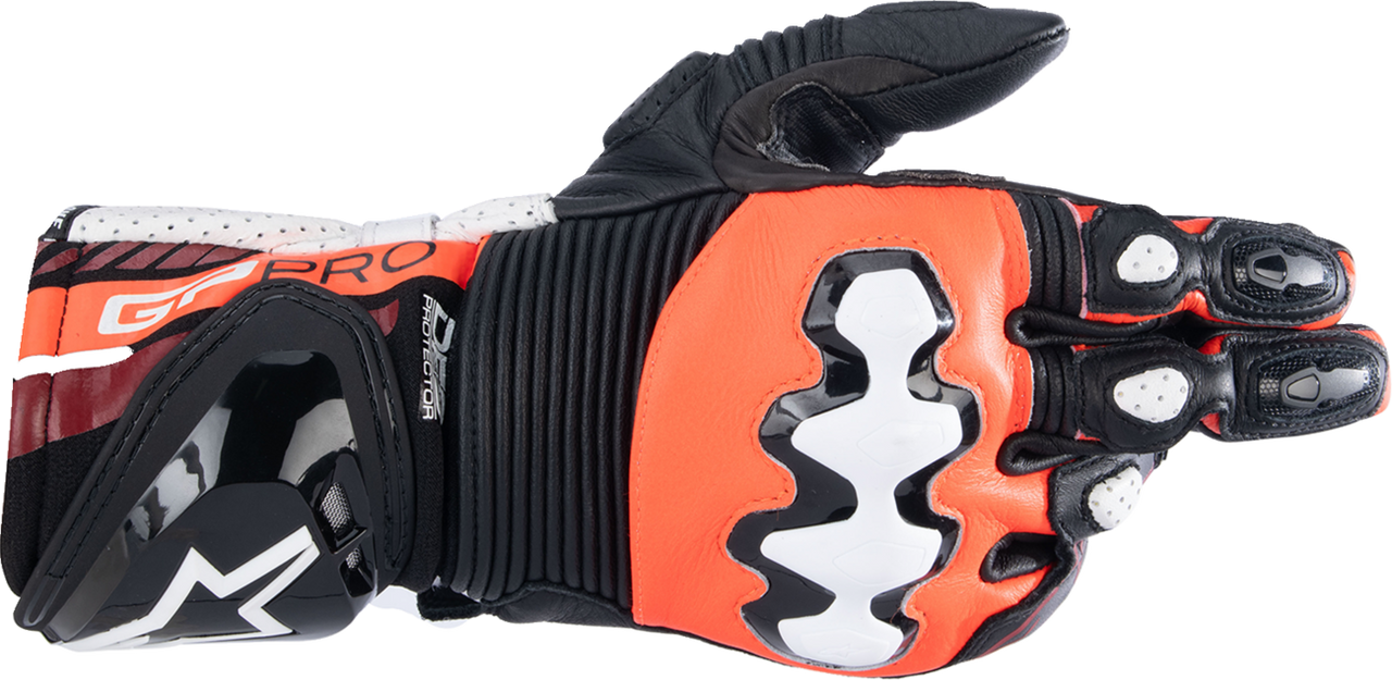 Alpinestars GP Pro R4 Gloves - Black/Fluo Red/White - 3XL