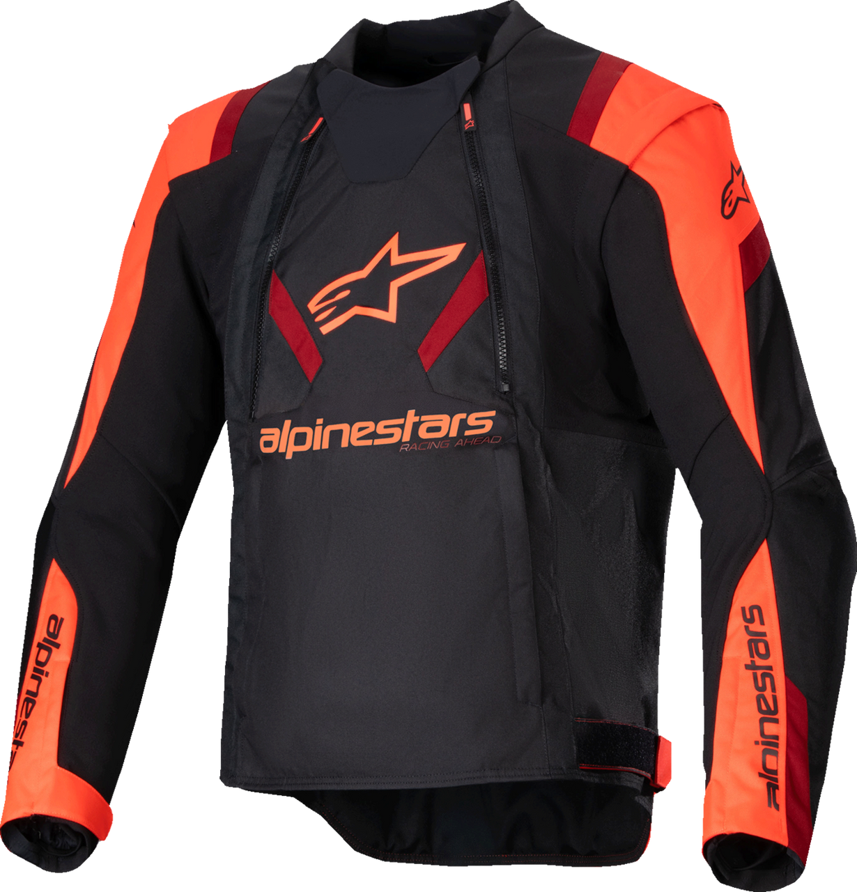 Alpinestars T-Stunt Air Jacket - Black/Red Fluo/Dark Red - 4XL
