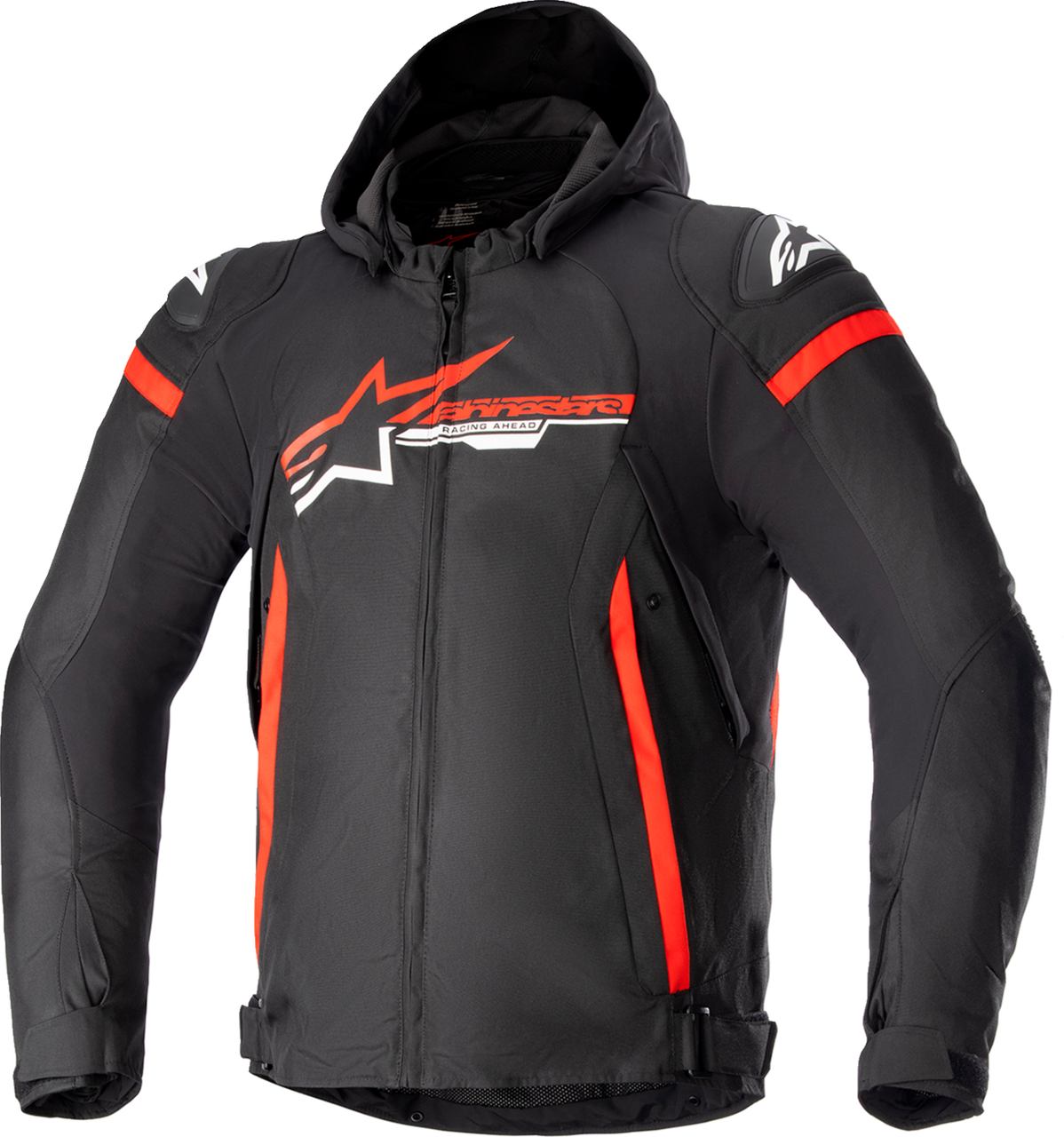 Alpinestars Zaca Waterproof Jacket - Black/Bright Red/White - Small
