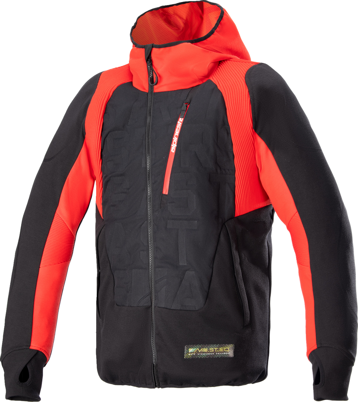 Alpinestars MSE Hybrid Hooded Jacket - Black/Red - 3XL