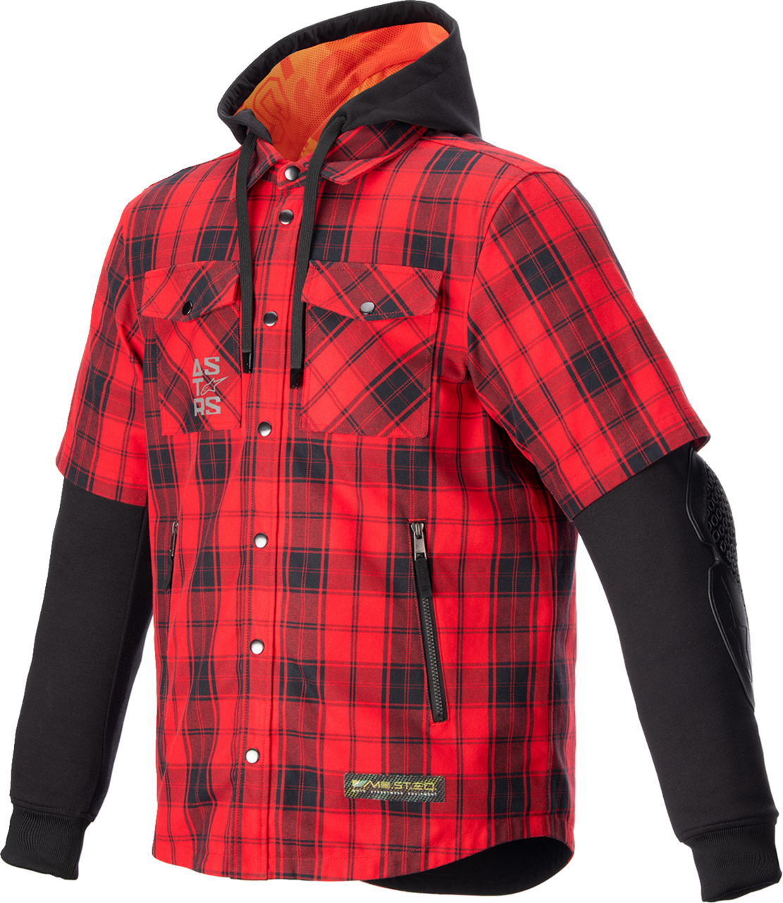 Alpinestars MO.ST.EQ Tartan Jacket - Red/Black - 3XL